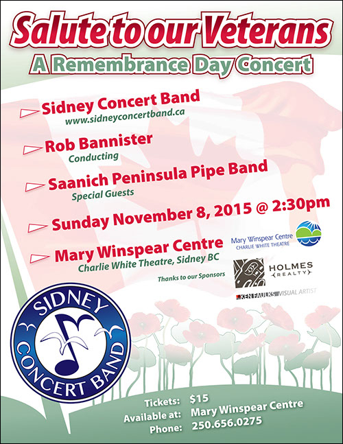 Sidney Concert Band Show Poster